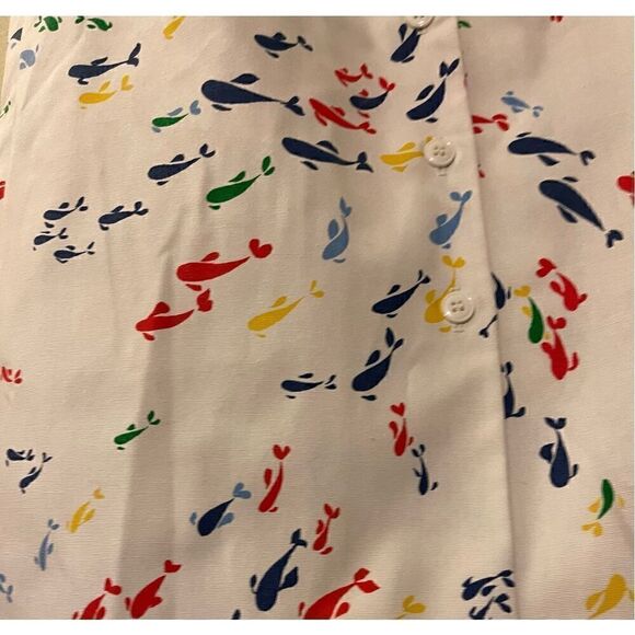 Madison Vintage UnionMade Button Front WHALES Skirt Sz 14 - Picture 4 of 11